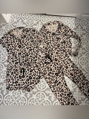 Stars Above || 4 piece leopard pajama bundle
